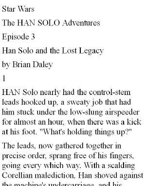 [Star Wars 01] • [Star Wars: The Han Solo Adventures 03] • Lost Legacy